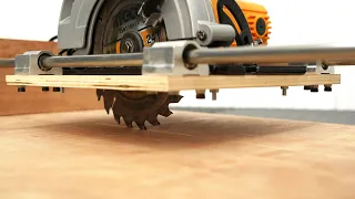 Making a Circular Saw Sliding Guide (Easy Panel/Wood Saw)