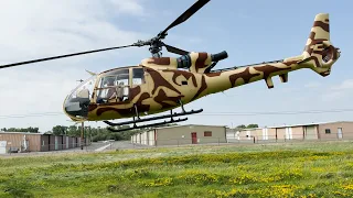 Gazelle SA341 Helicopter Overhauled w/ New Paint & Leather Interior