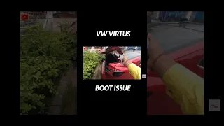vw virtus boot issue | #youtubeshorts #vwvirtus #shorts