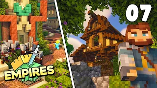 Empires SMP - New Village Barn & Battle Plans!!! - Ep.7 [Minecraft 1.17 Survival]