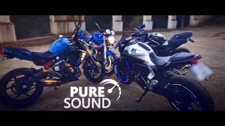 Pure Exhaust Sound | Z800, Er6N, Mt07 & Bandit 600