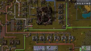 Factorio: Rocket Launch with Satellite