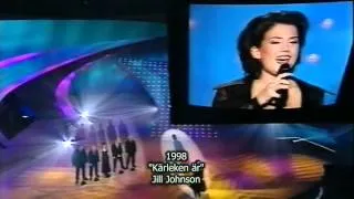 Eurovision Sweden 1990-2012 Entries Recap