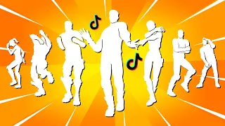 All Copyrighted Fortnite Dances & Emotes! (Back On 74, Out West, Starlit)