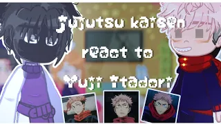 Jujutsu kaisen react to Yuji Itadori || JJK || // HAPPY BLACK HISTORY MONTH! 