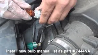 how to replace turning signal bulb chevy cruze