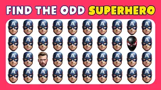 Find the ODD Emoji Out - Ultimate Superhero Quiz 🦸🦸‍♀️ Emoji Challenge