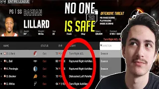 What happens if everyone got injured in the NBA? NBA 2k20 MyLeague