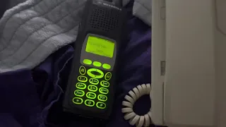 Motorola Quik Call II paging demo from a Motorola People Finder Plus and an Motorola Astro XTS-5000