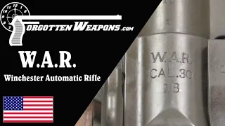 W.A.R. - the Winchester Automatic Rifle