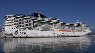 MSC Fantasia inside and outside