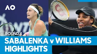 Aryna Sabalenka vs Serena Williams Match Highlights (4R) | Australian Open 2021
