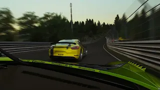 #911 Manthey Racing - Porsche 911 GT3R onboard Nurburgring Nordschleife (Assetto Corsa)