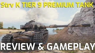 Strv K Tier 9 Premium Tank Review & Gameplay