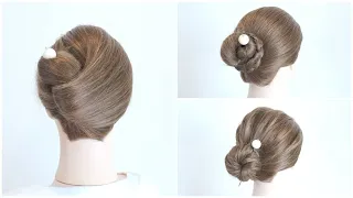 浴衣や着物に使いたい簪(かんざし)の5つの使い方 || 5 Hairstyles with Bun stick || Kanzashi hairstyle for  Kimono and Yukata