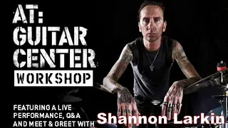 V#198 Special Up Close & Personal with SHANNON LARKIN at Guitar Center Seattle!