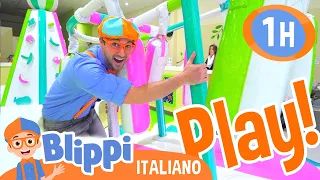 Blippi visita un parco giochi coperto | Blippi in Italiano | Video educativi per bambini