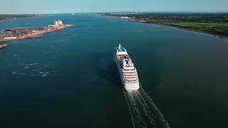 Silverseas Silver Dawn departing Southampton 24/05/2024 #cruiselife