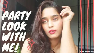 Party Make Up Look For Beginners Using Only Three Products 💄|| Neha Saxena