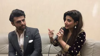 Exclusive interview of Farhan Saeed and Urwa with Farah Bari