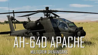 DCS: AH-64D Apache | Multicrew Shenanigans #DCSworld #apache #ah64