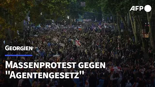 Georgien: Zehntausende demonstrieren gegen Gesetz zu "ausländischer Einflussnahme" | AFP