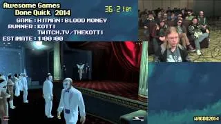 Hitman Blood Money :: Live SPEED RUN (0:51:06) [PC] by Kotti #AGDQ 2014