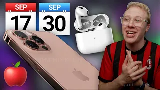 iPhone 13 & AirPods 3 LEAKED Release Dates! Apple Watch Series 7 NEW SIZES!