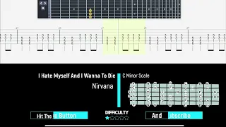 NIRVANA - I Hate Myself And I Wanna To Die - Easy Guitar Tab