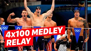 USA Sets a New 4x100 Medley Relay WORLD RECORD!