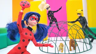 Barbie dolls, Marinette, and Adrien on a date. Miraculous Ladybug and Cat Noir Season 5 new episodes