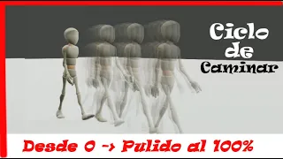 Como Animar un Ciclo de Caminata en Blender - Pulido al 100%