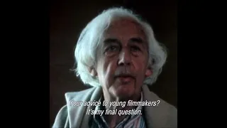 Bresson's Advice to Young Filmmakers