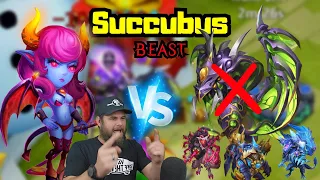 Succubus vs Top Heroes Insane Results | Castle Clash