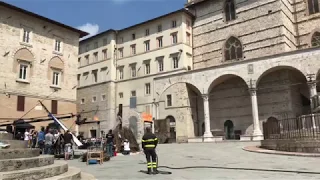 Fiction Rai «Il nome della rosa», le scene girate nel centro di Perugia