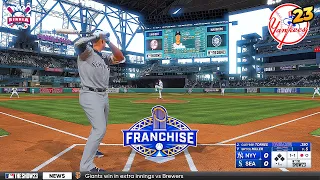 MLB The Show 23 New York Yankees vs Seattle Mariners | Franchise Mode # 23 | Gameplay PS5 60fps HD