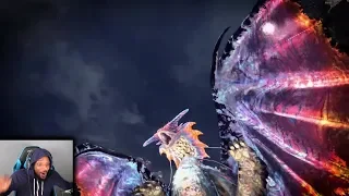 Monster Hunter World ZINOGRE TRAILER! REACTION!