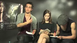 Mybliss meets the stars of The Mortal Instruments