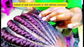 come #learn with us #how to feed in cornrows (step by step for beginners 👌