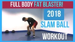 10 Minute Slam Ball Workout for Men and Women (FAT BLASTER!)