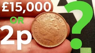 £15000 2001 Two Pence Coin Selling on eBay!!! UK 2001 2p Coin VALUE