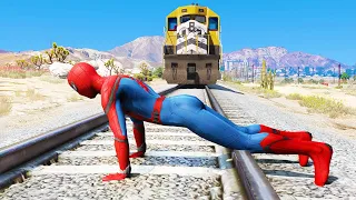 CAN YOU STOP THE TRAIN IN GTA 5? - Compilation