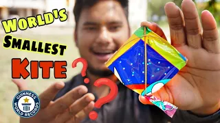 How to make world smallest kite , flying tiniest notebook paper kite , how to make kite , #patang