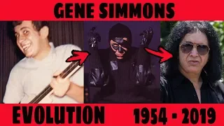 The evolution of Gene Simmons - from 5 to 70 years old
