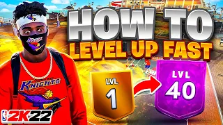 HOW TO REP/LEVEL UP FAST in NBA 2K22 CURRENT GEN + NEXT GEN! FASTEST XP METHOD to HIT LEVEL 40 FAST