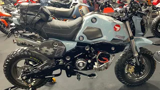 2021 Honda Grom Scrambler Custom Build at Moto Expo by Honda Thailand. Honda Msx Modified Scrambler