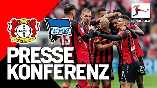 2:1-Arbeitssieg dank Alario & Bellarabi | PK nach Bayer 04 Leverkusen 🆚 Hertha BSC | Bundesliga