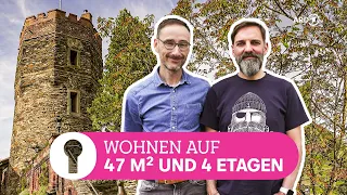 Medieval tower on the Rhine as a historical Tiny House | SWR Room Tour