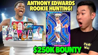 HUNTING THE BIGGEST ANTHONY EDWARDS ROOKIE CARDS FROM $2,000 BOXES ($250,000 NEBULA BOUNTY)! 😱🔥