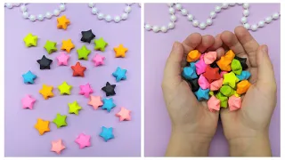 ORIGAMI PAPER STARS  | DIY stars of happiness